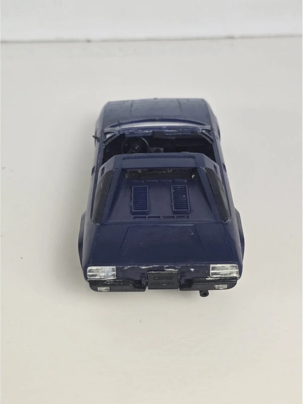 1976 LAMBORGHINI SILHOUETTE BUILT 1/24 Dark Blue Pre-assembled